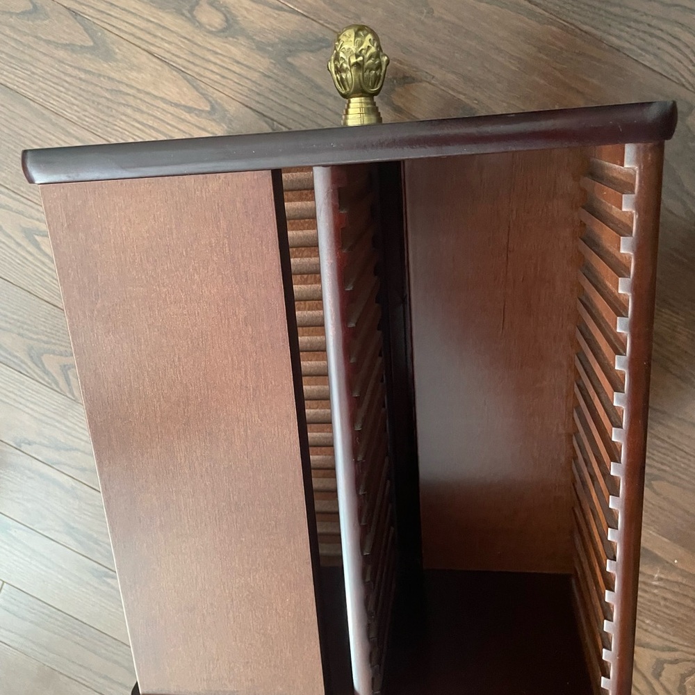 Bombay/Wooden CD Storage Rack & Carousel - Picture 4 of 8